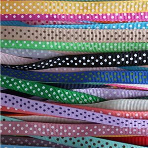 Grosgrain Ribbon - Swiss Dot WANT IT ALL